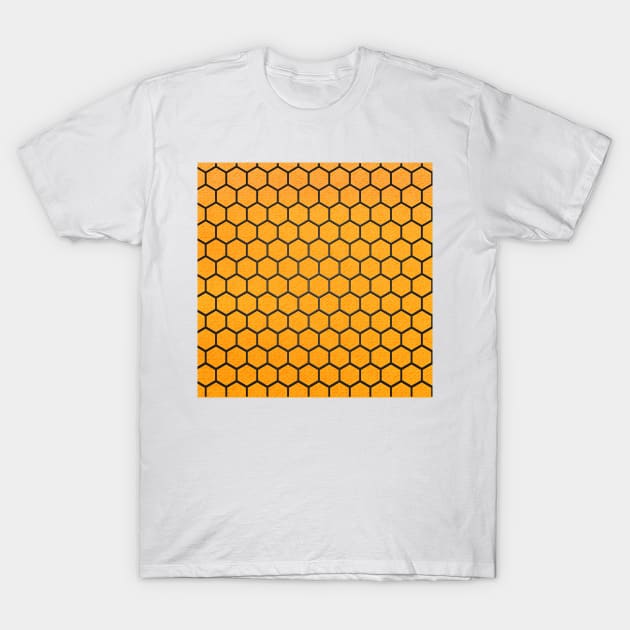 Abstract blurred orange-textured-background-01 T-Shirt by Choulous79